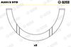 Дистанційна шайба, колінчастий вал GLYCO A201/2 STD (A201/2)