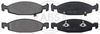 Комплект тормозных колодок, дисковый тормоз A.B.S. 38790