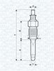 Свічка розжарювання MAGNETI MARELLI 062900059304 (UX26A, 060900530606)