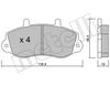 Комплект гальмівних колодок, дискове гальмо METELLI 22-0264-0 (23302, D2091)