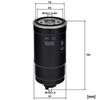 MANN-FILTER Kraftstofffilter WK 82 - WK82 f&uuml;r 84814637
