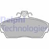 Комплект гальмівних колодок, дискове гальмо DELPHI LP911