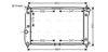 Радіатор охолодження двигуна AVA QUALITY COOLING DWA2067