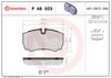 BREMBO Brake Pad Set, disc brake P A6 023