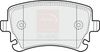 APEC Brake Pad Set, disc brake PAD1298B