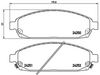 BREMBO Brake Pad Set, disc brake P 37 010