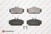 Комплект гальмівних колодок, дискове гальмо EUROREPAR 1617266480