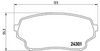BREMBO Brake Pad Set, disc brake P 79 019