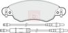 APEC Brake Pad Set, disc brake PAD1281