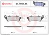 BREMBO Brake Pad Set, disc brake 07HO42SA