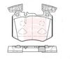 APEC Brake Pad Set, disc brake PAD2386