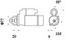 MAHLE Getriebestarter 12 V / 0,8 kW - MS1168