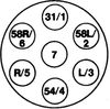 Zásuvka 8JB 003 833-031