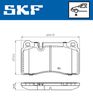 комплект спирачно феродо, дискови спирачки