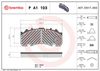 BREMBO Brake Pad Set, disc brake P A1 103