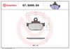 BREMBO Brake Pad Set, disc brake 07SU0904