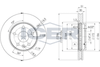 Тормозной диск ICER 78BD4116-2