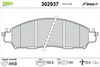 Комплект гальмівних колодок, дискові гальма Valeo 302937