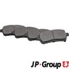 Комплект гальмівних колодок, дискове гальмо JP GROUP 1563603510 (1563603519)