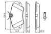 BOSCH Brake Pad Set, disc brake 0 986 460 939
