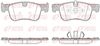 Комплект тормозных колодок, дисковый тормоз REMSA 1580.00 (PCA158000, 25836, 25837)