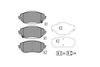 Комплект гальмівних колодок, дискове гальмо KAVO PARTS KBP-9123