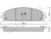 Набір гальмівних прокладок, дискове гальмо METELLI 22-0717-0 (D1058, 24164)