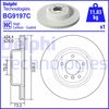 Тормозной диск DELPHI BG9197C