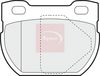 APEC Brake Pad Set, disc brake PAD907