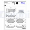 комплект спирачно феродо, дискови спирачки