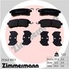 Комплект гальмівних колодок, дискове гальмо ZIMMERMANN 25340.150.1 (25340, 25341, 25342, 25343, 25340 150 0 5)