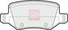 APEC Brake Pad Set, disc brake PAD1214