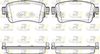 Комплект гальмівних колодок, дискове гальмо ROADHOUSE 21720.00 (PSX2172000, 22588, 22589)