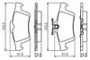 Bosch Brake Pad Set, disc brake 0 986 494 528