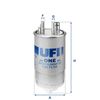 Топливный фильтр UFI 24.ONE.00
