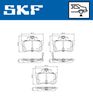 SKF Brake Pad Set, disc brake VKBP 91126 A