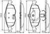 Комплект гальмівних колодок, дискове гальмо BOSCH 0 986 495 161 (BP2169, E9 90R-02A1080/0634, 23951)