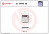 BREMBO Brake Pad Set, disc brake 07HO0906