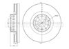 Тормозной диск METELLI 23-0737C