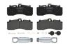 BREMBO Brake Pad Set, disc brake P A6 128S