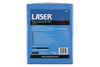 Laser Tools Long Impact Star Socket Bit Set 1/2"D 7pc