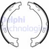 Комплект тормозных колодок, стояночная тормозная система DELPHI LS2041