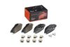 BREMBO Brake Pad Set, disc brake P 61 101X