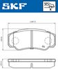 SKF Brake Pad Set, disc brake VKBP 90510