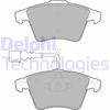 Комплект тормозных колодок, дисковый тормоз DELPHI LP1950