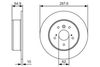 Гальмівний диск BOSCH 0986479 T69 (BD2297)