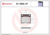 BREMBO Brake Pad Set, disc brake 07KS0207