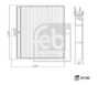 Febi Bilstein Filter, cabin air 24180