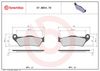 BREMBO Brake Pad Set, disc brake 07BB0478