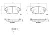 BREMBO Brake Pad Set, disc brake P 61 133G